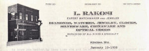 L. Rakosi letterhead