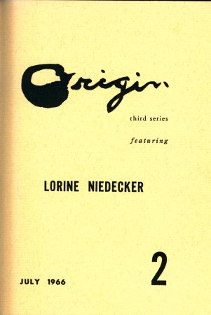 Cover of July 1966 issue of Origin